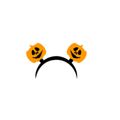Halloween pumpkin headband