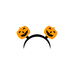 Halloween pumpkin headband