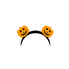 Halloween pumpkin headband