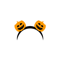 Halloween pumpkin headband