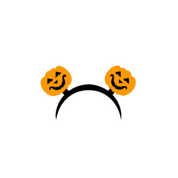 Halloween pumpkin headband