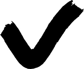 OK sign black color vote sign
