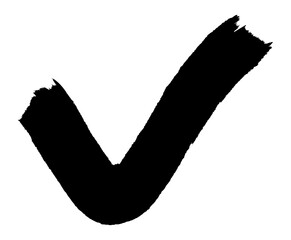 OK sign black color vote sign
