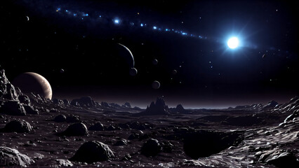 Deep Space: Spheres of Light, Planets and Stars