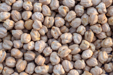 Huge variety of dried lentils ,legumes and cereals shot from above on white background