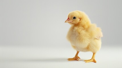 Fototapeta premium Baby chick isolated on white background
