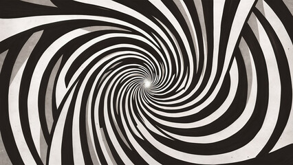 Naklejka premium black and white optical illusion