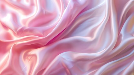 Fototapeta premium Cosmetic Theme Background featuring subtle textures like silk or smooth gradients with light colors. Ensure plenty of space for product descriptions.