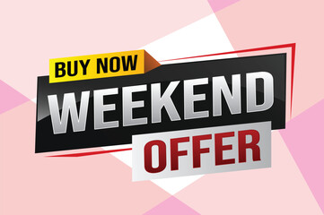 Buy now weekend Special sale tag. Banner design template for marketing. Special offer promotion retail. background banner modern graphic design for advertising store shop, online store, website

