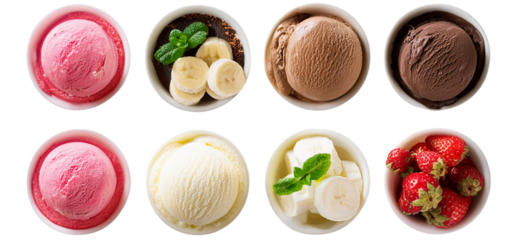 icecream on isolate background.