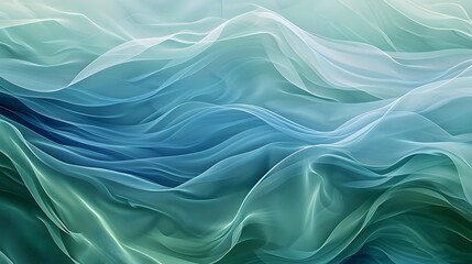 Obraz premium Abstract Background Showcasing Calm Aqua Textures and Gentle Flowing Forms