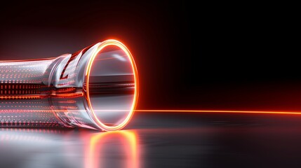 Abstract background featuring dynamic lines and bright colors ideal for attention-grabbing industrial presentation slides 3D Illustration image , Minimalism,