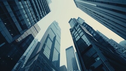 Obraz premium Skyscrapers in the City