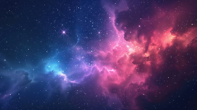 Beautiful colorful galaxy clouds nebula background wallpaper, space and cosmos or astronomy concept, supernova, night stars hd