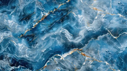 Obraz premium Blue marble texture design interior pattern granite wallpaper background
