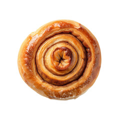 Fototapeta premium Freshly Baked Cinnamon Roll Close-Up