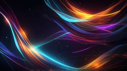 Obraz premium Vibrant Bokeh Lights Background