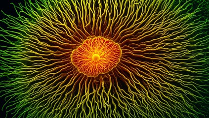 Fire Coral Under Magnification