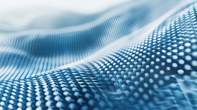 Abstract techy background featuring blue and white digital patterns, creating a high-tech and sleek look.