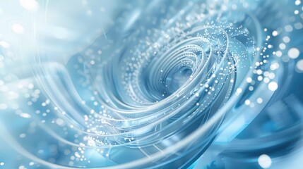 Abstract techy background with blue and white digital patterns, creating a futuristic and sleek look.