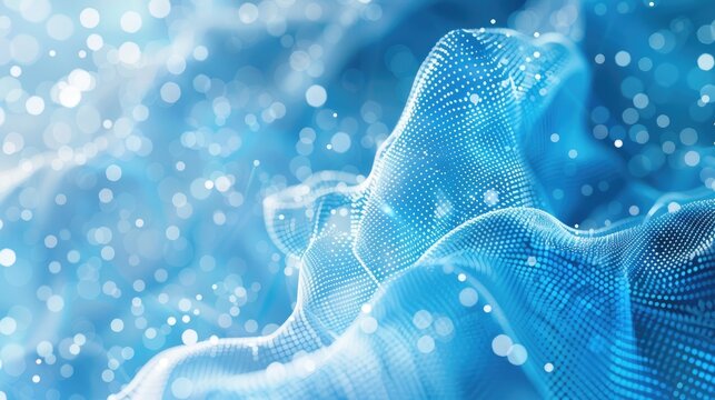 Futuristic techy background with blue and white digital patterns, perfect for a contemporary and innovative theme.