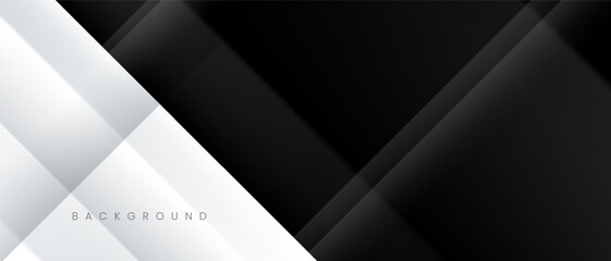 geometric diagonal black and white background. Abstract minimalist design cover template