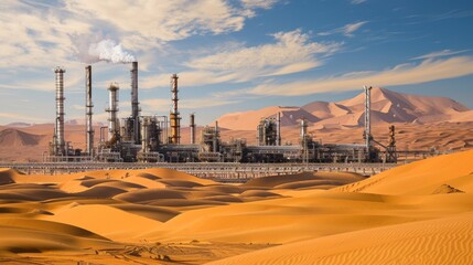 Industrial Complex in the Desert.