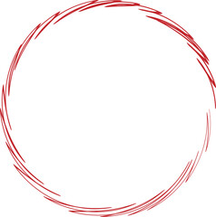 Fototapeta premium red round frame