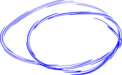 abstract blue circle