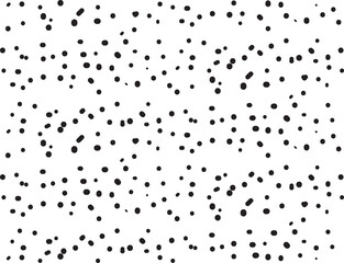 black dots pattern with transparent background