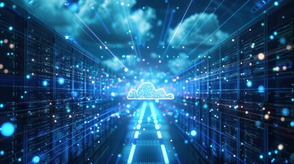 Obraz premium Edge Computing, explore the benefits and challenges of edge computing in enhancing real - time data processing and reducing latency