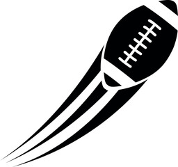 Football  on transparent background. Vector illustration