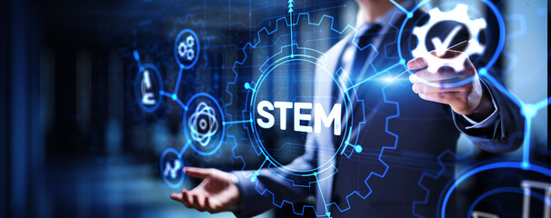 STEM science, technology, engineering, and mathematics as educational category.