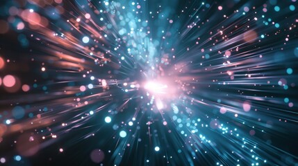 Naklejka premium Abstract Light Burst