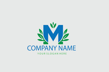 Fototapeta premium Abstract letter M logotype. Modern logo idea sign. Universal emblem vector icon.