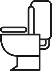 Toilet Line Icon