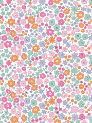 Seamless flowers pattern.Ready to print