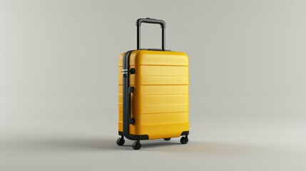 Travel Suitcase Icon Isolated 3d render illustration