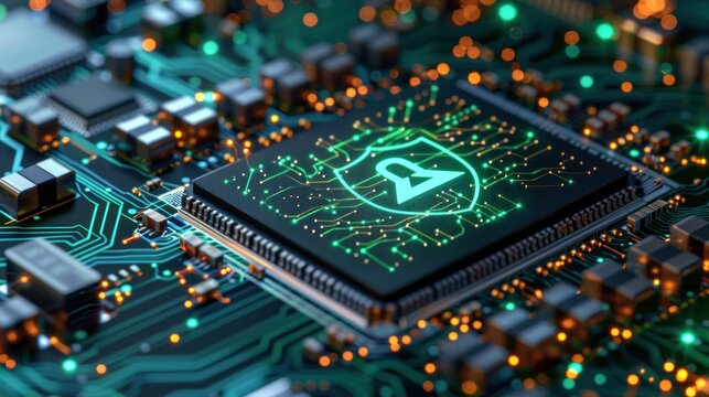 Microchip Processor with Green Security Shield
