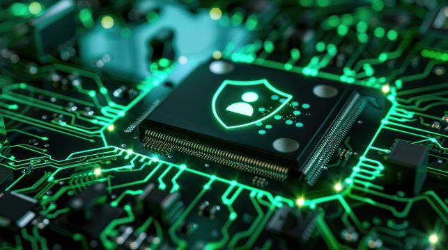 Microchip Processor with Green Security Shield