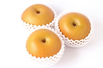 贈答用の梨（品種名: あきづき）