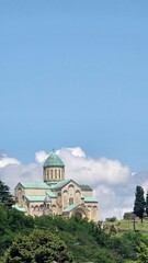 georgian church in the mountains