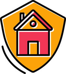 House Protection Vector Icon