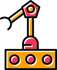 Industrial Arm Vector Icon