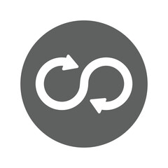 Endless, infinite, limitless icon logo Icon.