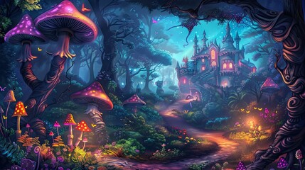 Fototapeta premium Enchanted Forest Path