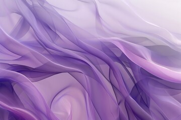 Fototapeta premium Abstract purple gradient background with flowing fabric shapes