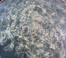 view of the coast of ionian sea Greece