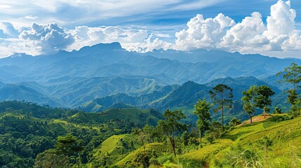 A mountain in Thailand.