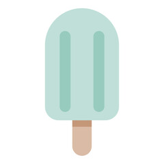 Illustration of a Popsicle sticks ,Colorful summer ice cream, Frozen ice creams isolated on a white background, simple vector illustration ice cream on white background.